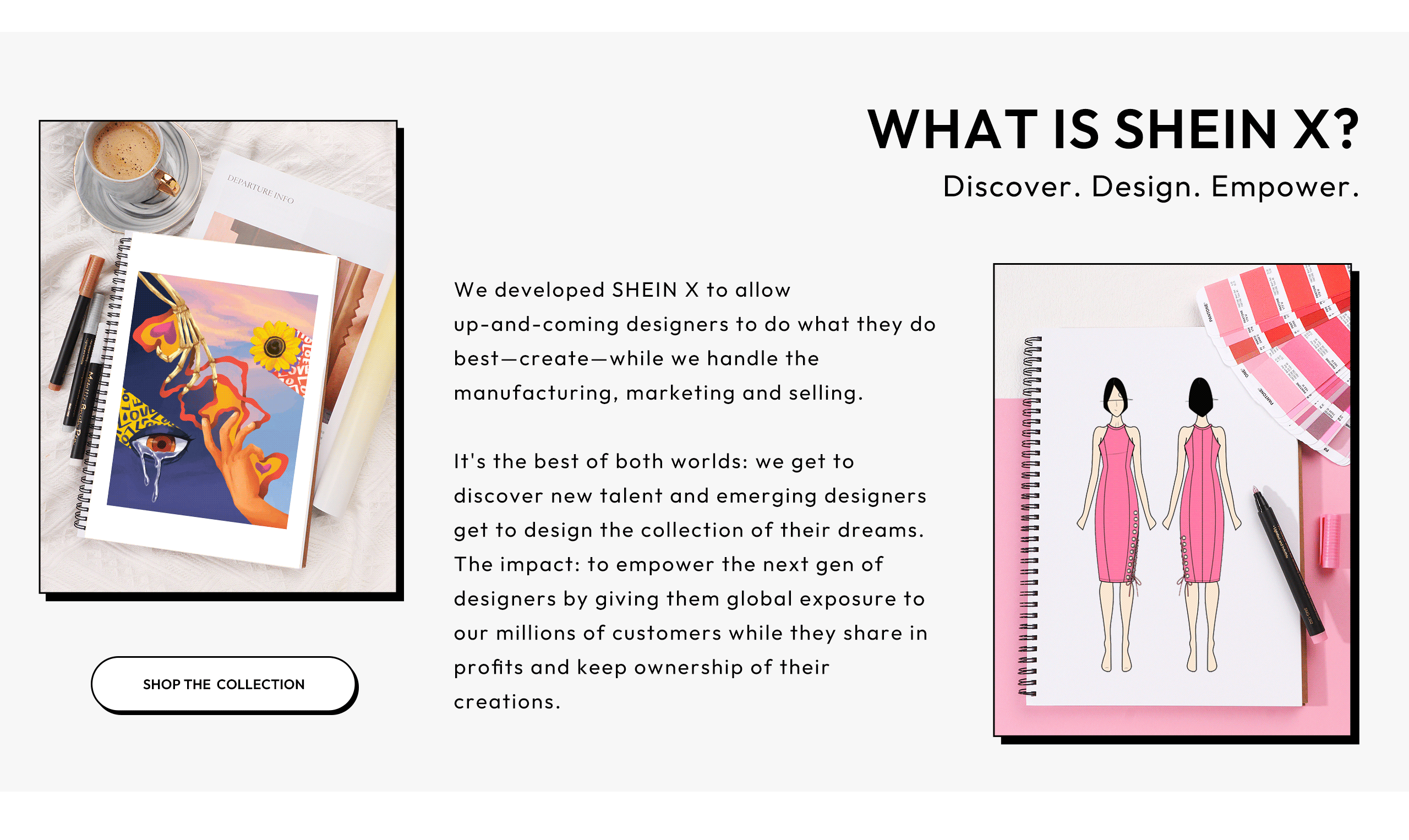 SHEIN X Discover. Design. Empower. Collabs with Emerging Designers
